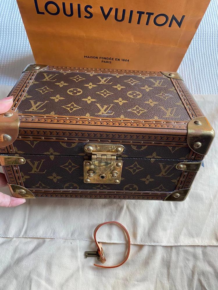 Louis Vuitton 路易威登 老花复古首饰盒小箱子