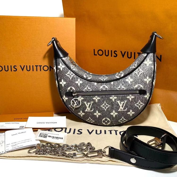 Louis Vuitton 路易威登 全新芯片款限量牛仔丹宁Loop豌豆包