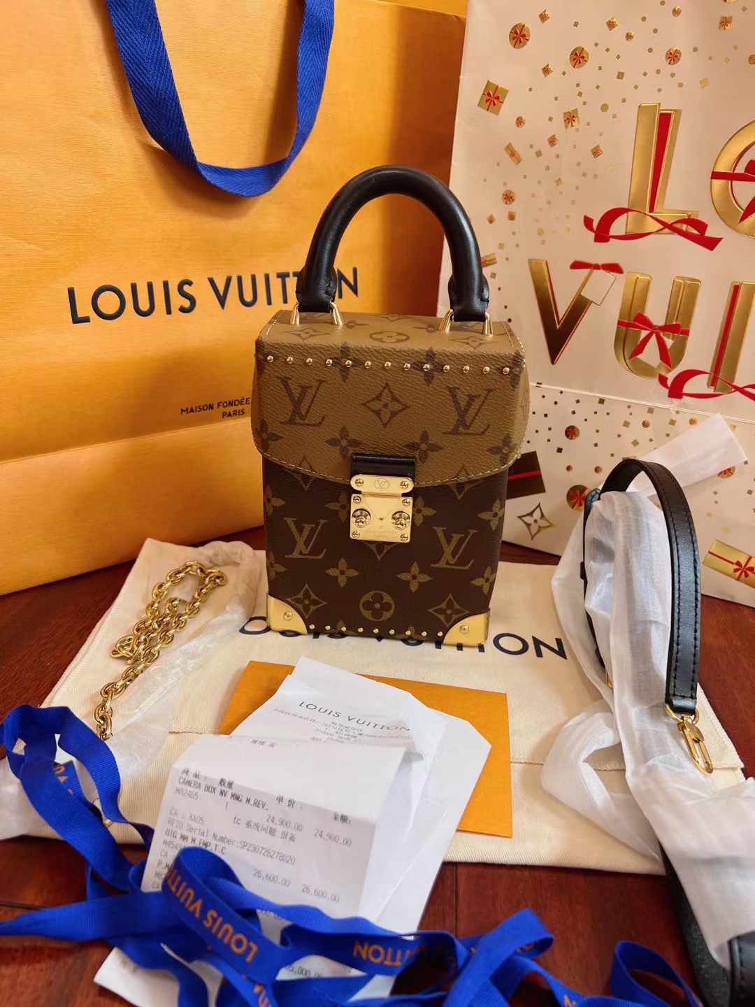 Louis Vuitton 路易威登 芯片款Camera box盒子包