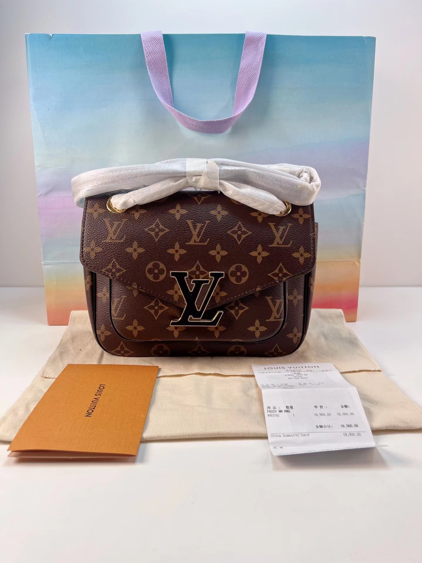 Shop Louis Vuitton MONOGRAM Passy (M45592) by JOY＋