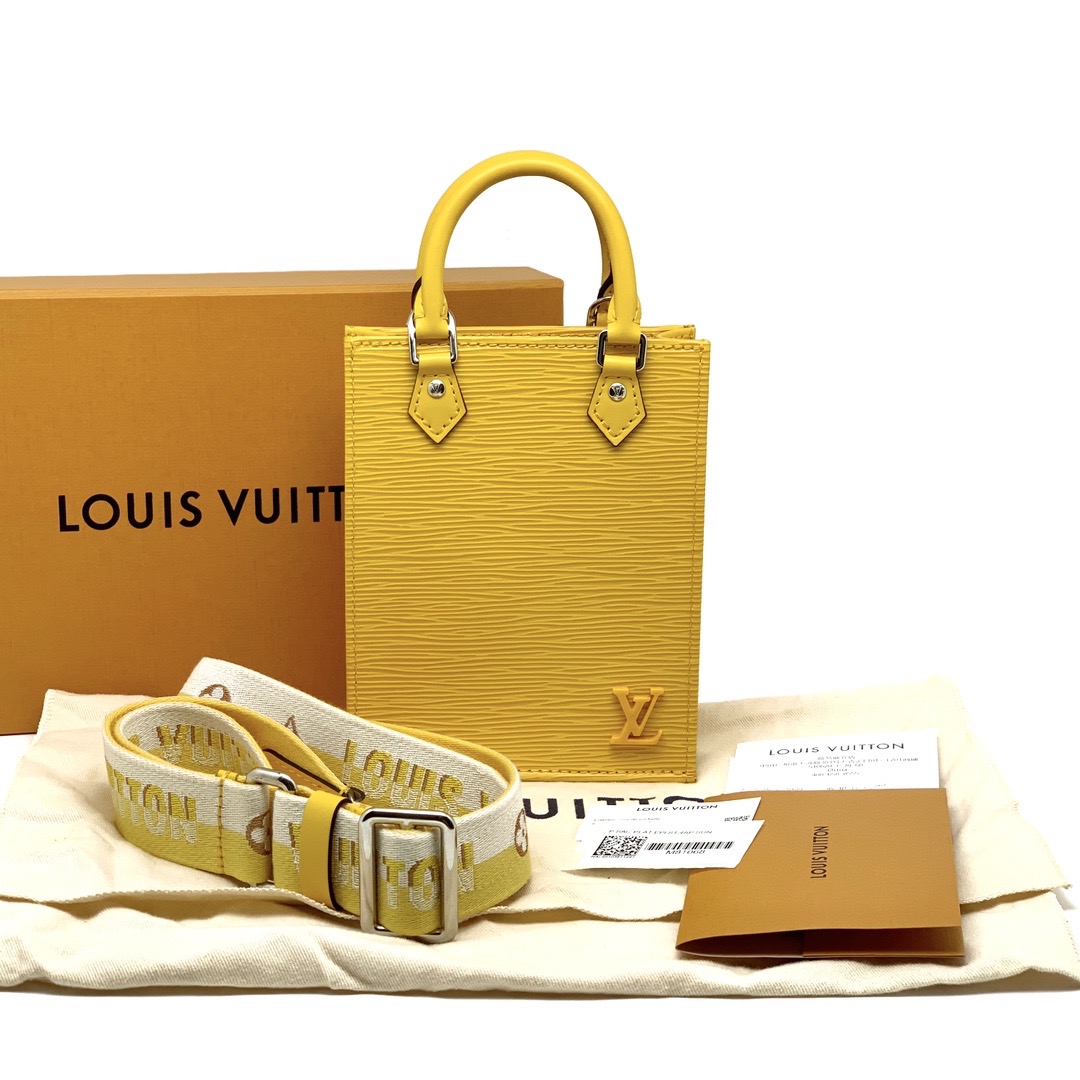 Louis Vuitton 路易威登 LV柠檬黄水波纹新款mini琴谱包