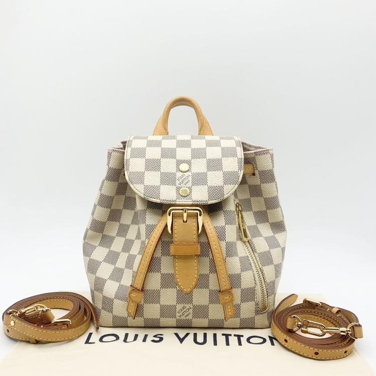 Louis Vuitton 路易威登 白棋盘格Sperone BB小号双肩背包