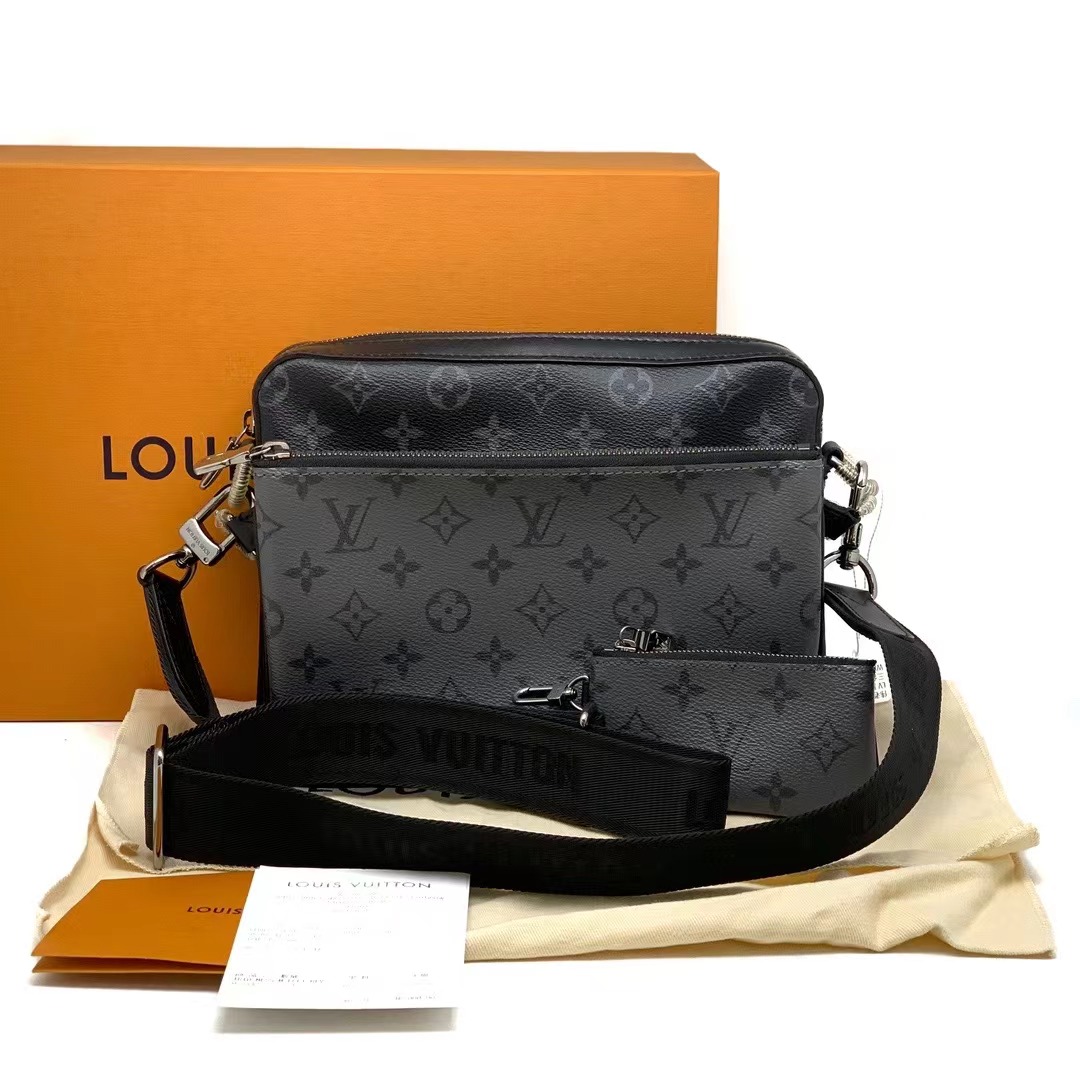 Louis Vuitton 路易威登 芯片款大全套黑武士Trio三合一