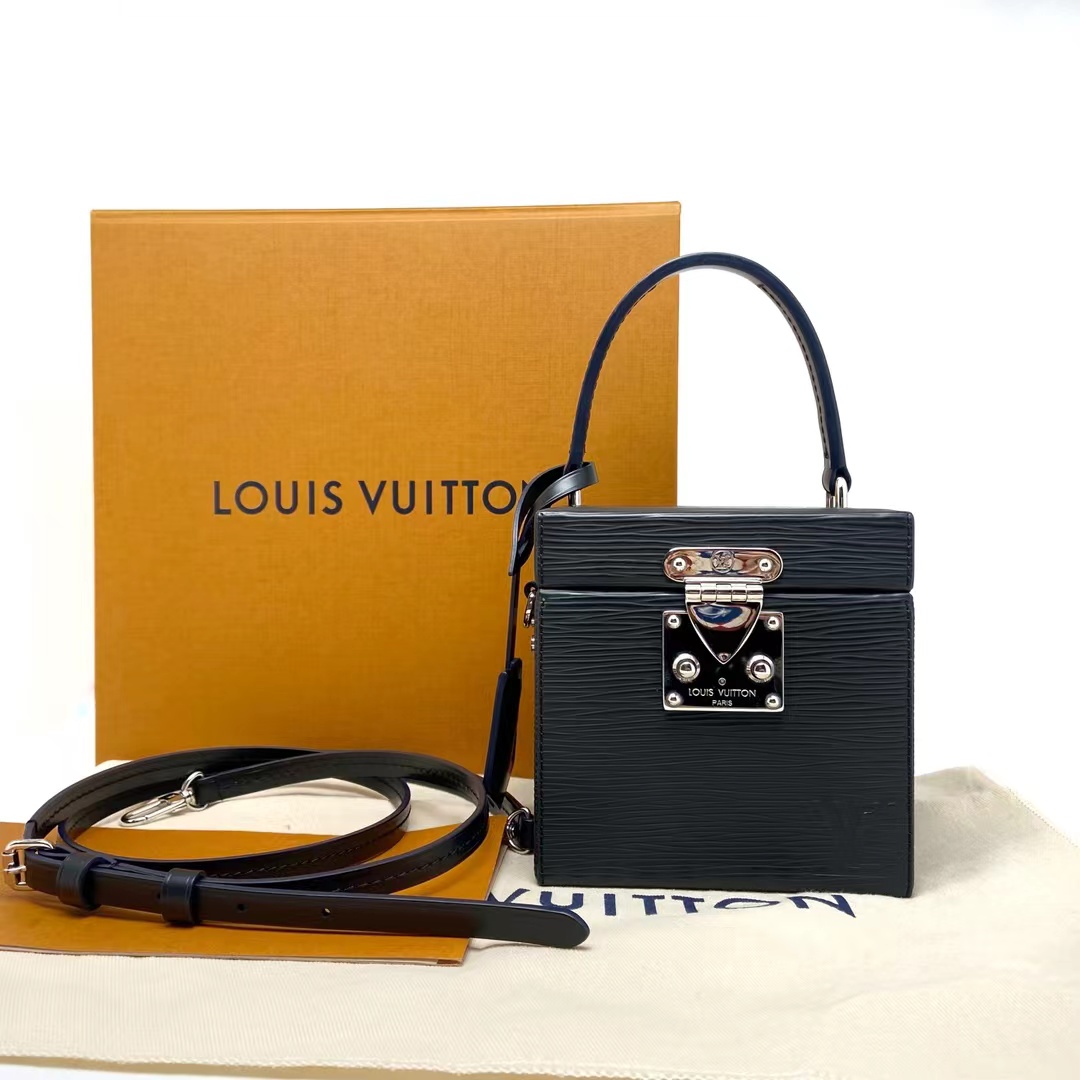 Louis Vuitton 路易威登 黑银秀款盒子包