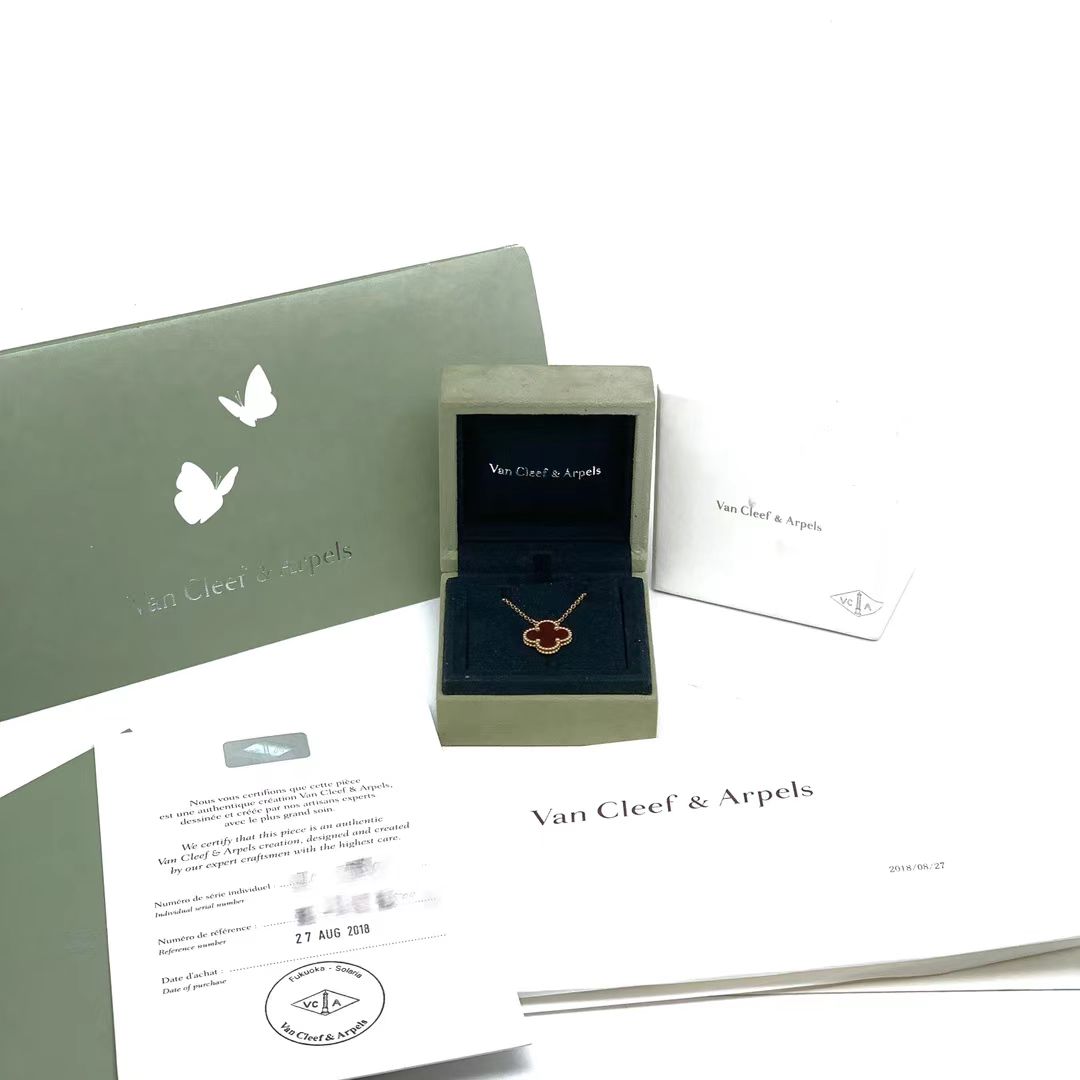 Van Cleef & Arpels  梵克雅宝 大全套红花中号项链