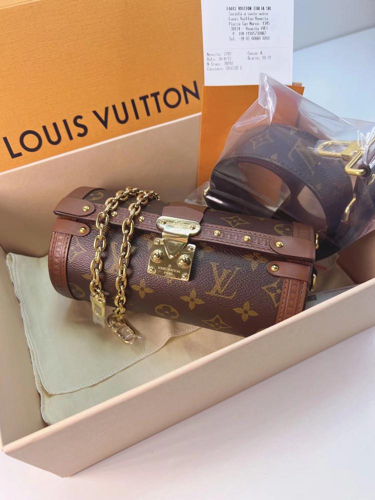 Louis Vuitton 路易威登 全新大全套定秀款巴比龙papillon trunk圆筒包芯片款