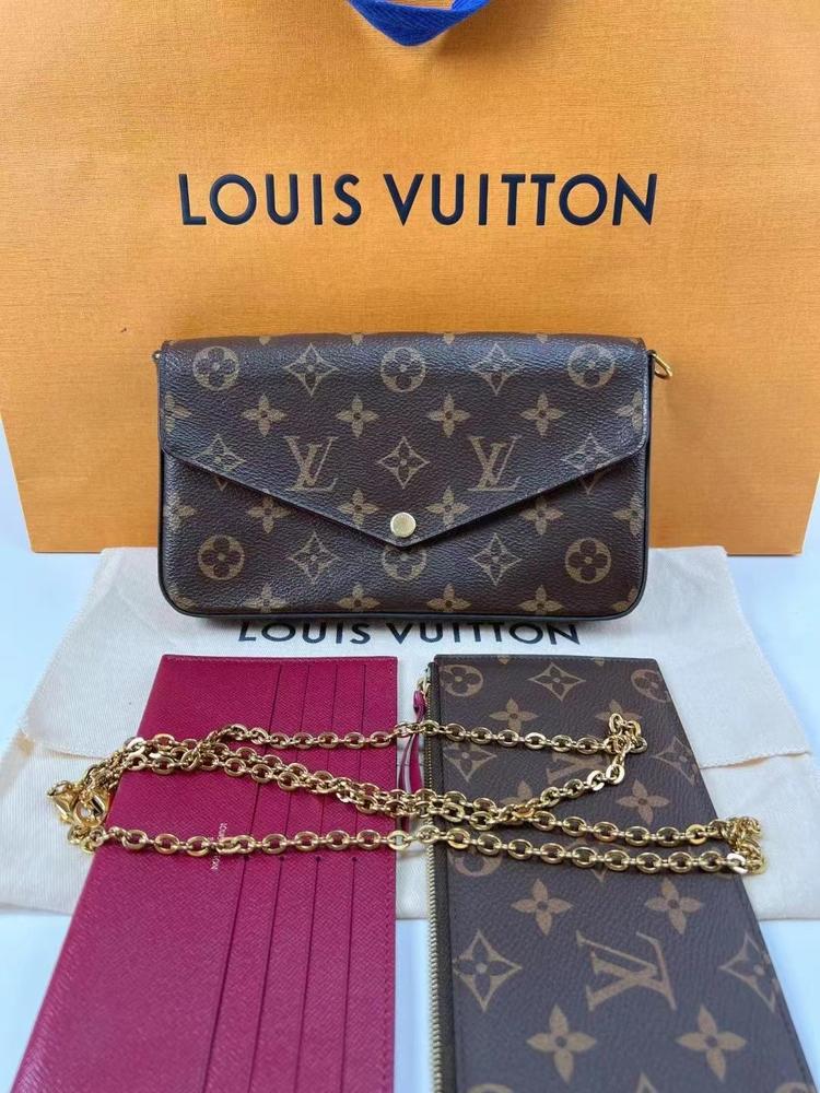 Louis Vuitton 路易威登 经典热门老花三合一链条包