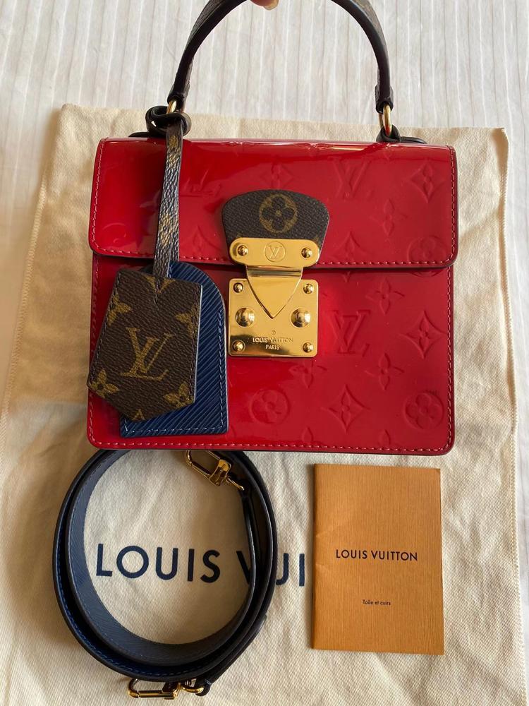Louis Vuitton 路易威登 Spring Street红色单肩斜挎手提包