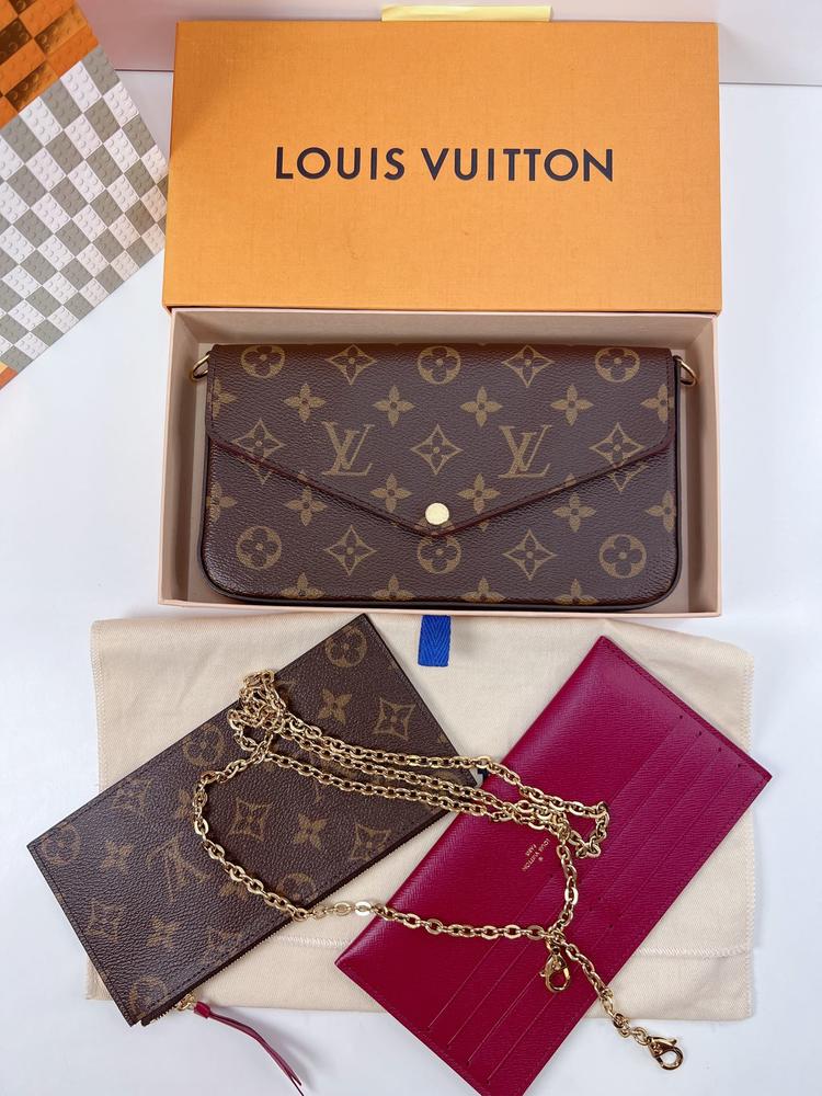 Louis Vuitton 路易威登 全新芯片款老花三合一