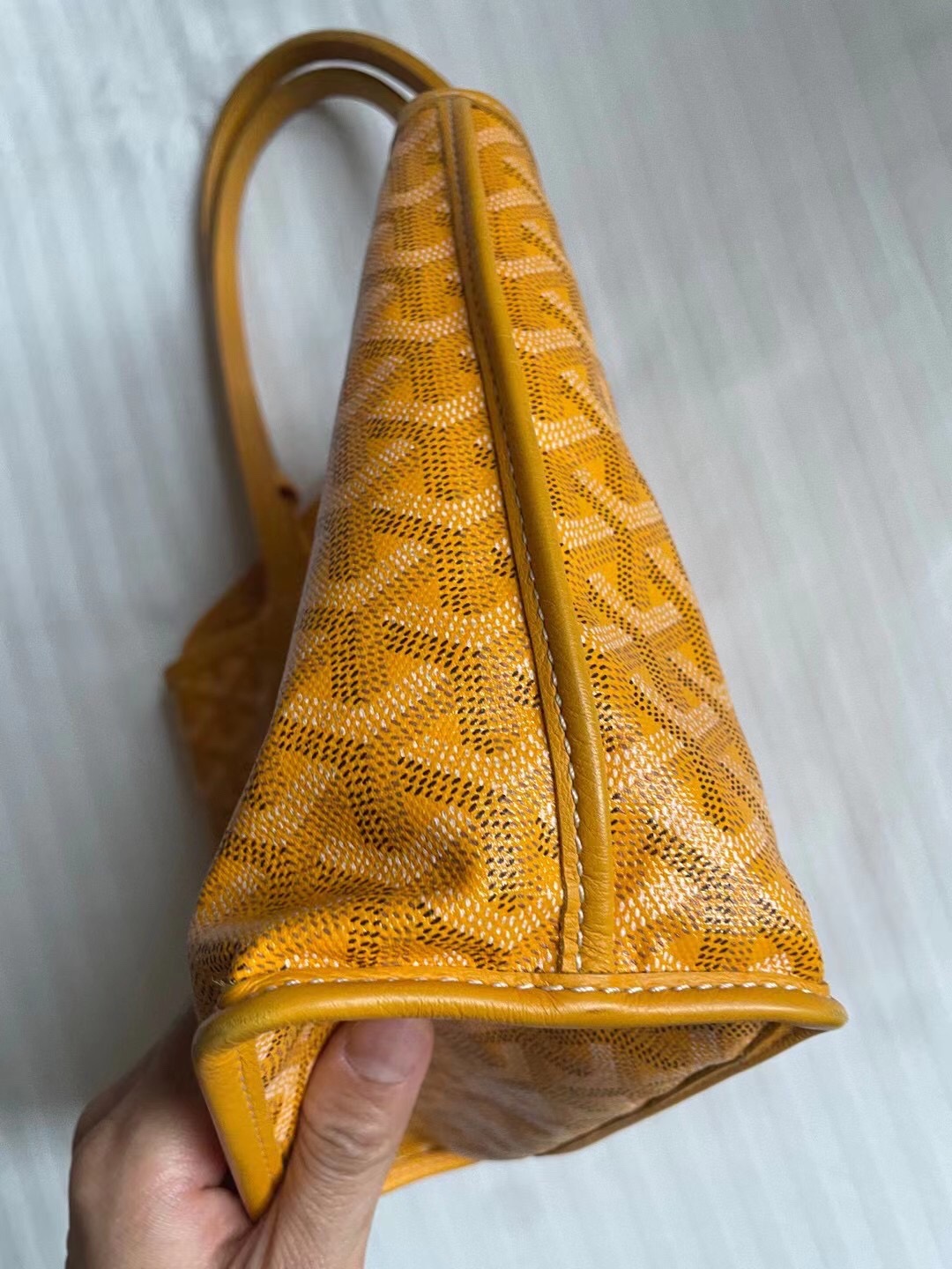 Goyard 高雅德mini tote芒果黄子母购物袋| iLux