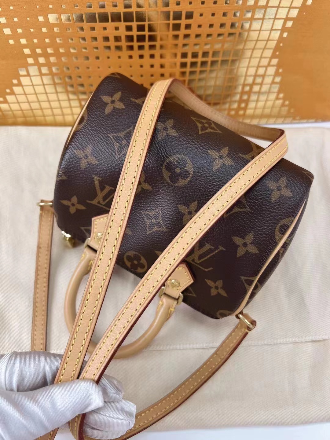 Louis Vuitton 路易威登Speedy nano手提斜挎包| iLux