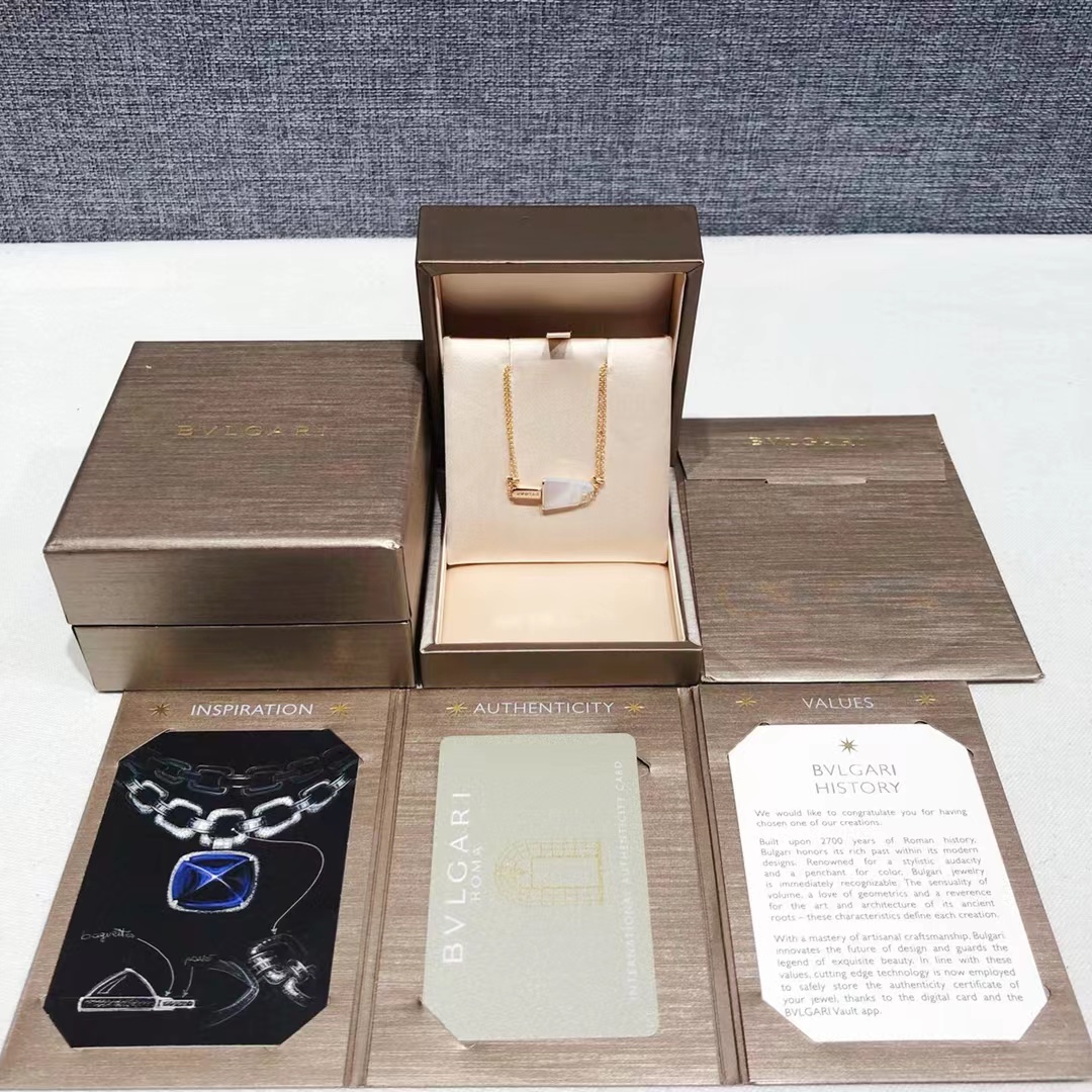 Bvlgari 宝格丽 Gelati玫瑰金雪糕贝母手链