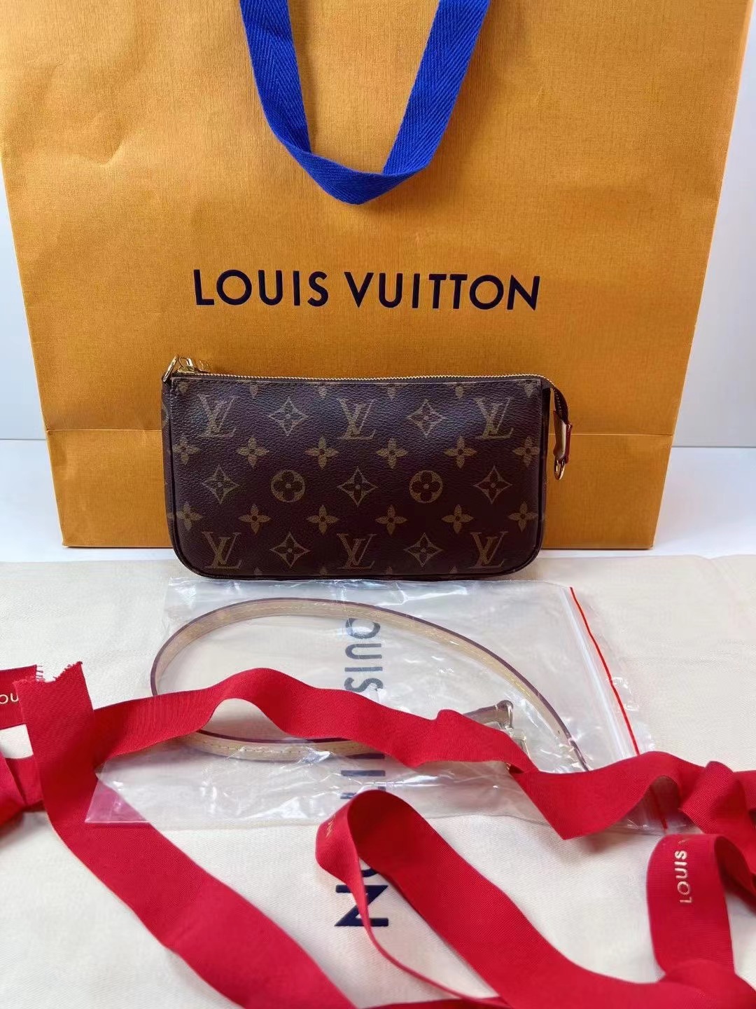 Louis Vuitton 路易威登 保存品老花大麻将包