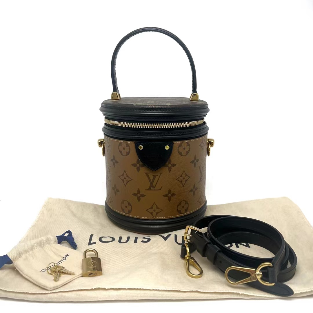 Louis Vuitton 路易威登 老花cannes发财桶