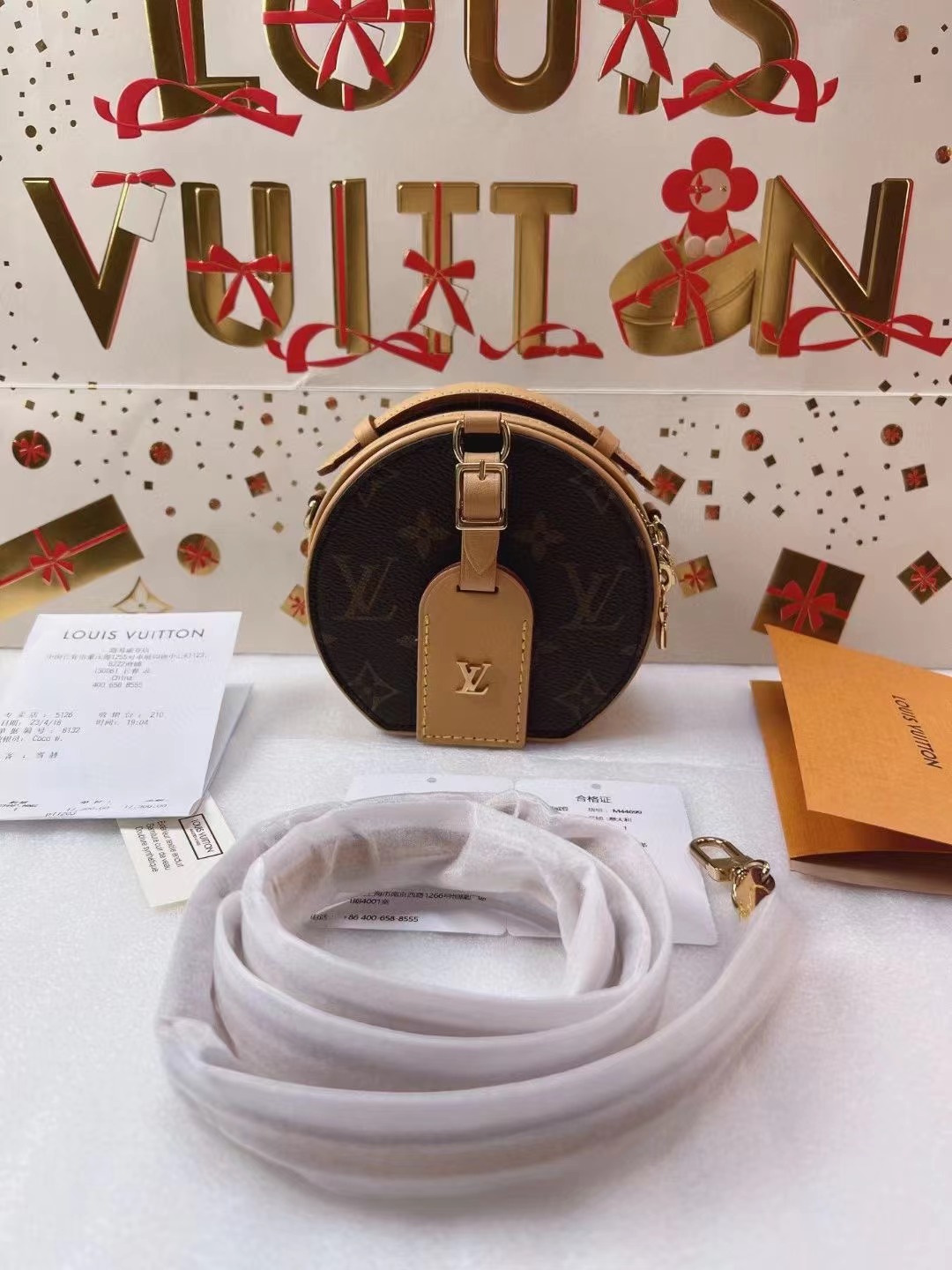 Louis Vuitton 路易威登 全新芯片款mini老花小圆饼