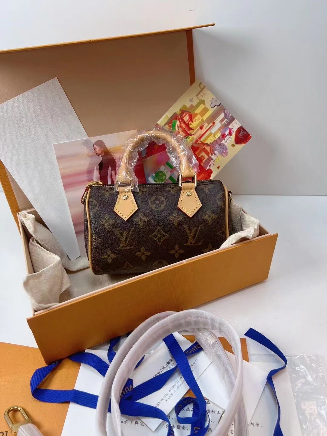 Louis Vuitton 路易威登 全新保存品nano Speedy