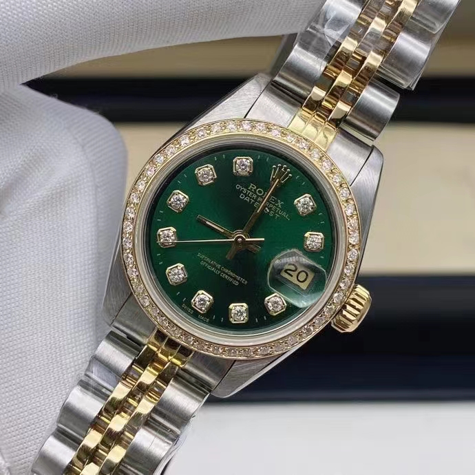Rolex 劳力士 超美绿面刻度钻日志型自动腕表