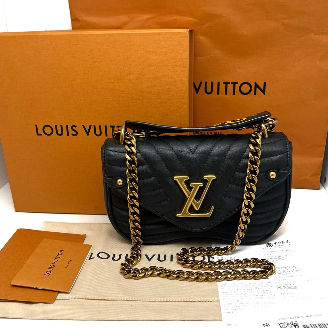 Louis Vuitton 路易威登 黑金new wave全套带票小号